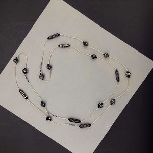 African Black Bead Necklace